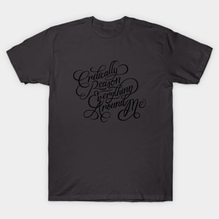 Critically Reason Everything Around Me (CREAM) - Black T-Shirt